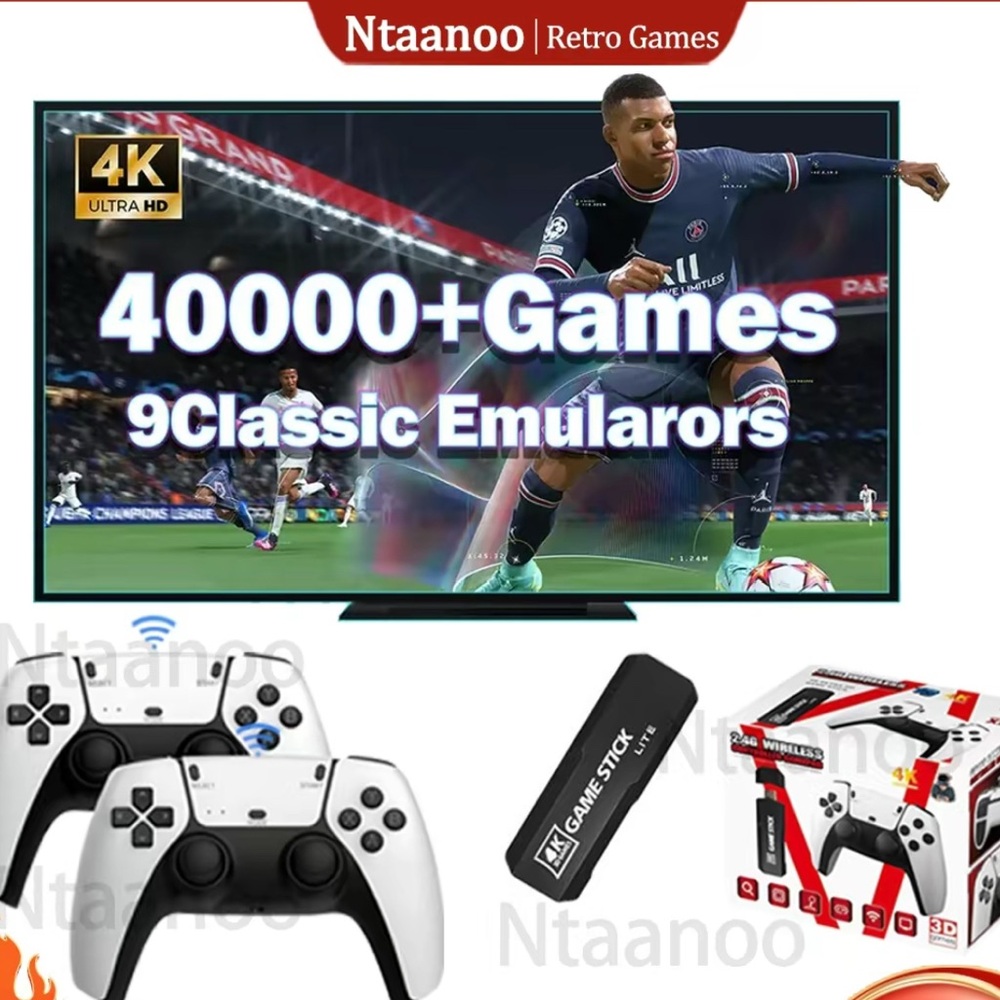 Upgrade Game Console Stick with 64g Sd card —brand new